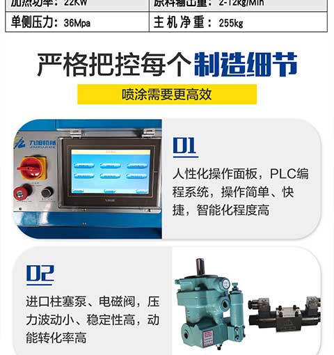 JNJX-H-T40-PLC編程聚脲噴涂機4